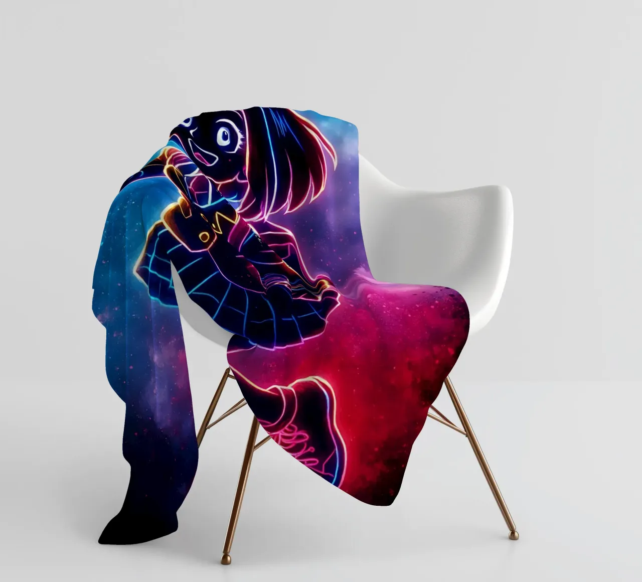 Soul Of my hero academia Uraraka Ochako Fleecedecke von DGSoulheroes
