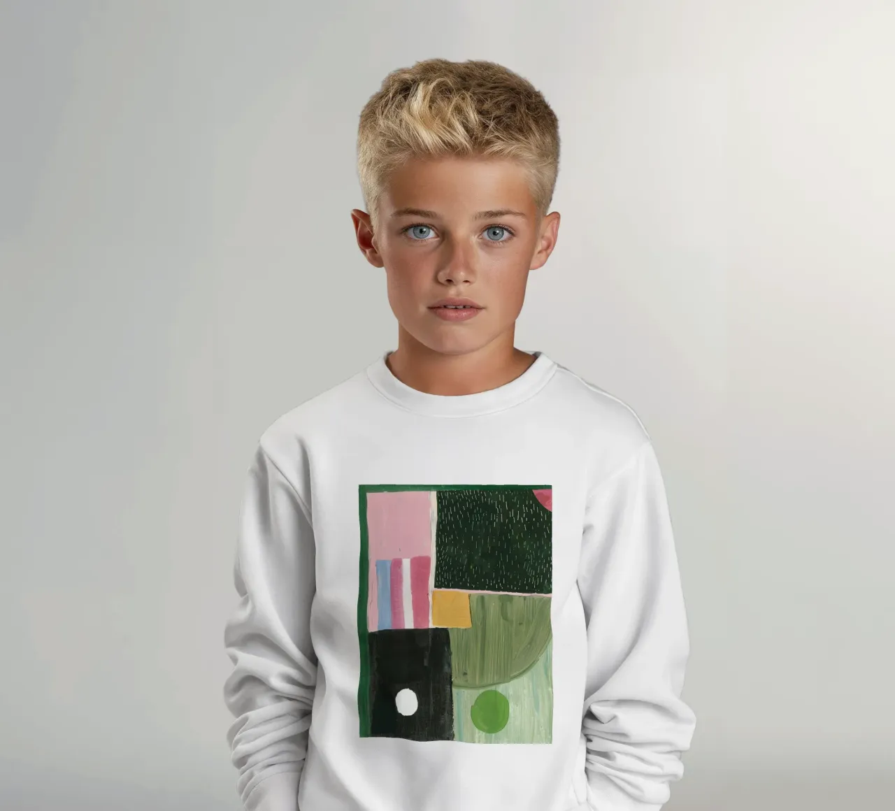 Campi di colore felpa bambino da DaarbyN