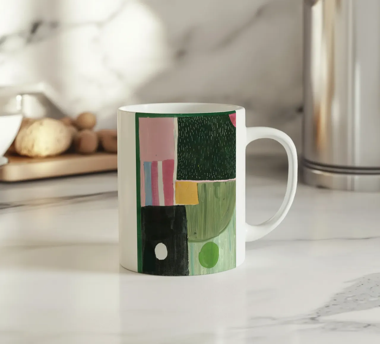 Fields of Color ceramic mug by DaarbyN