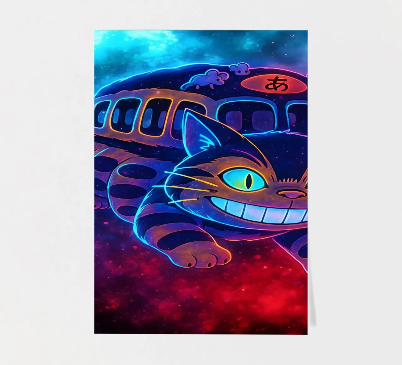 Soul Of my neighbor totoro Catbus stickervel van DGSoulheroes