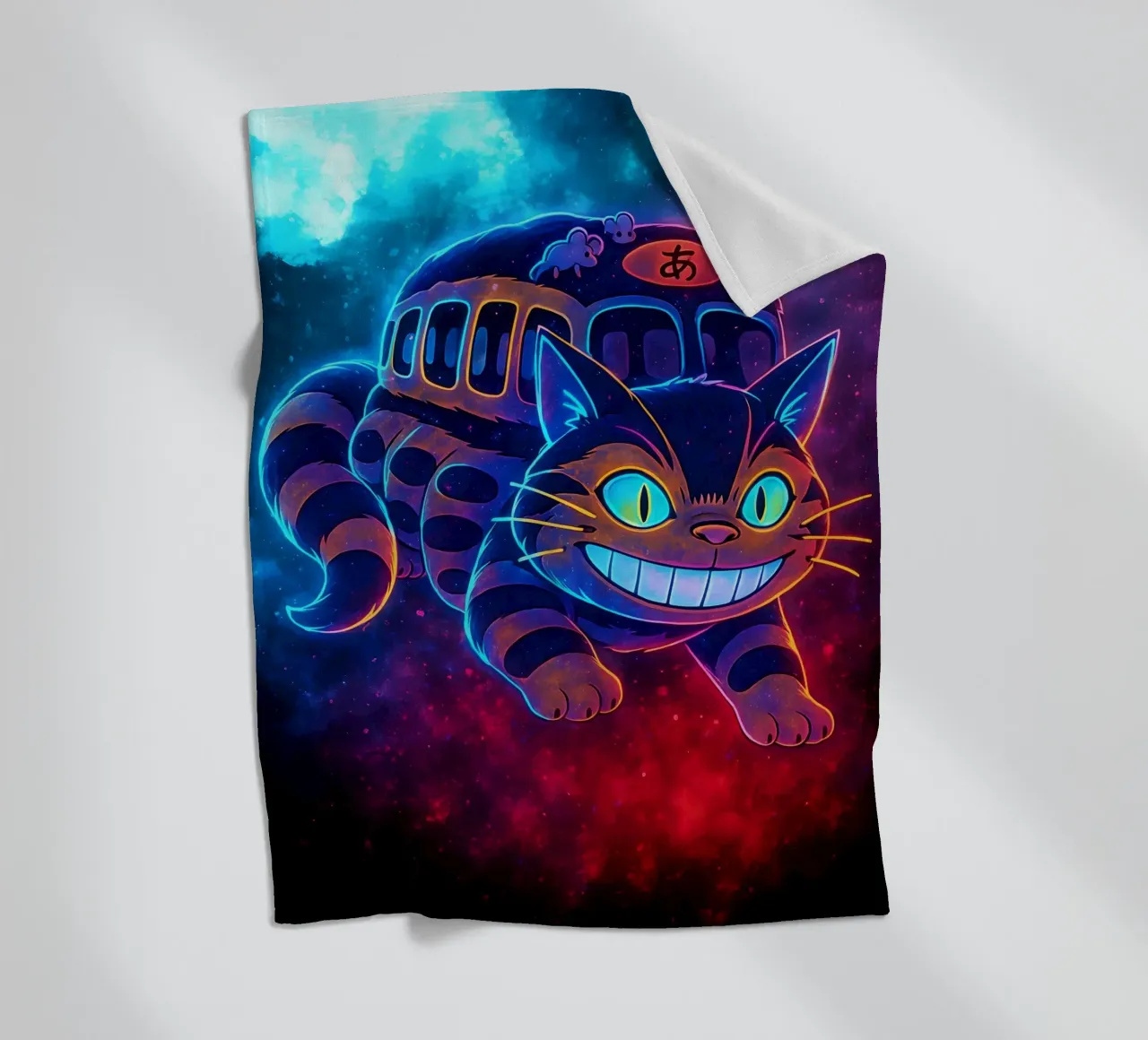Soul Of my neighbor totoro Catbus manta de franela de DGSoulheroes