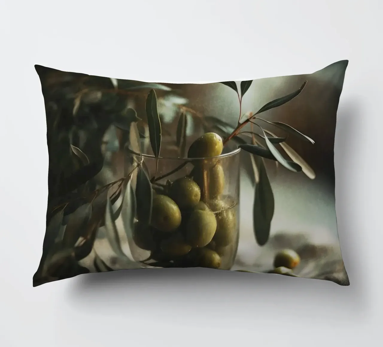 Olive Still Life No 1 cuscino da treechild