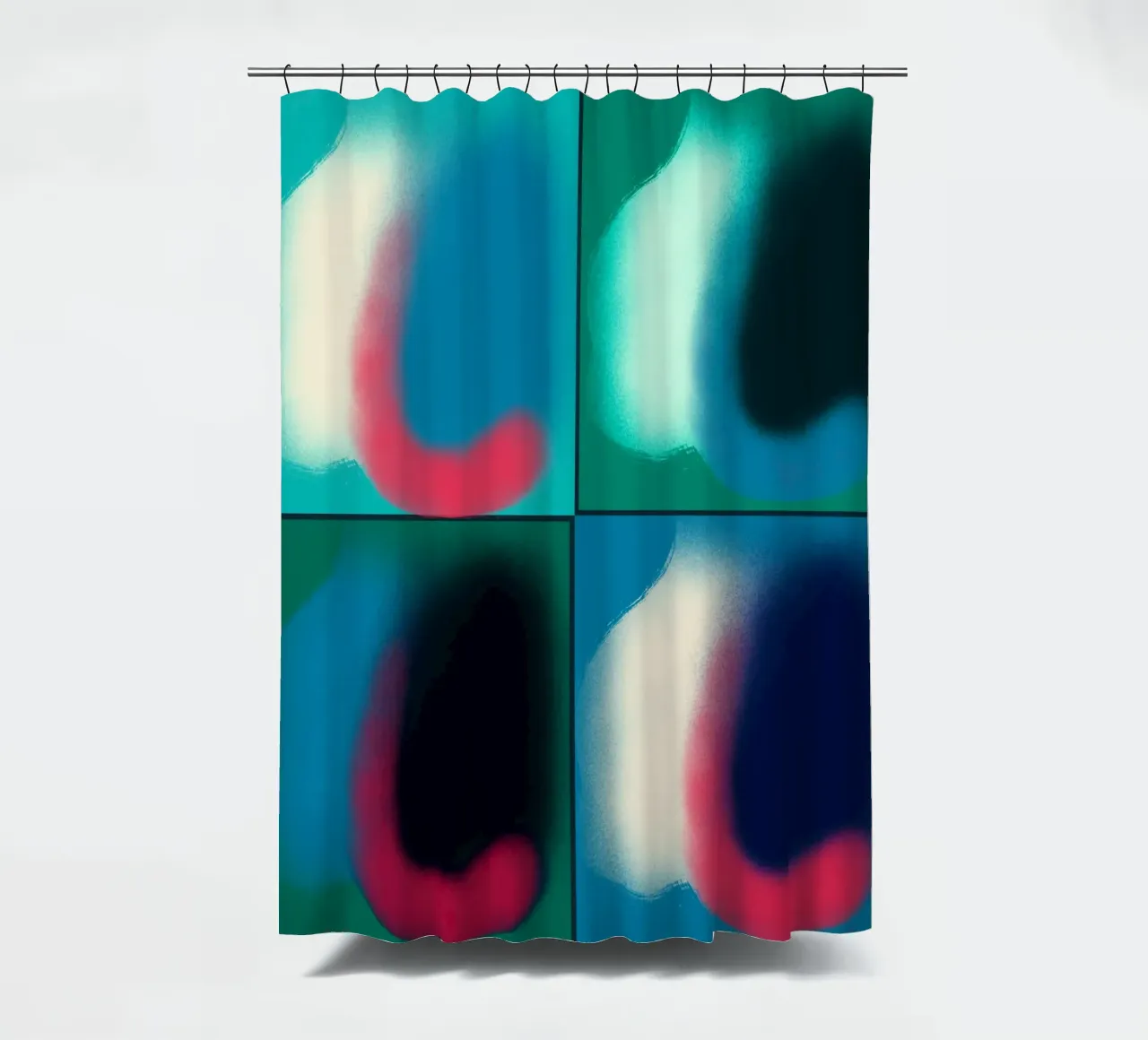 Treble pairing 03 shower curtain by Little Dean