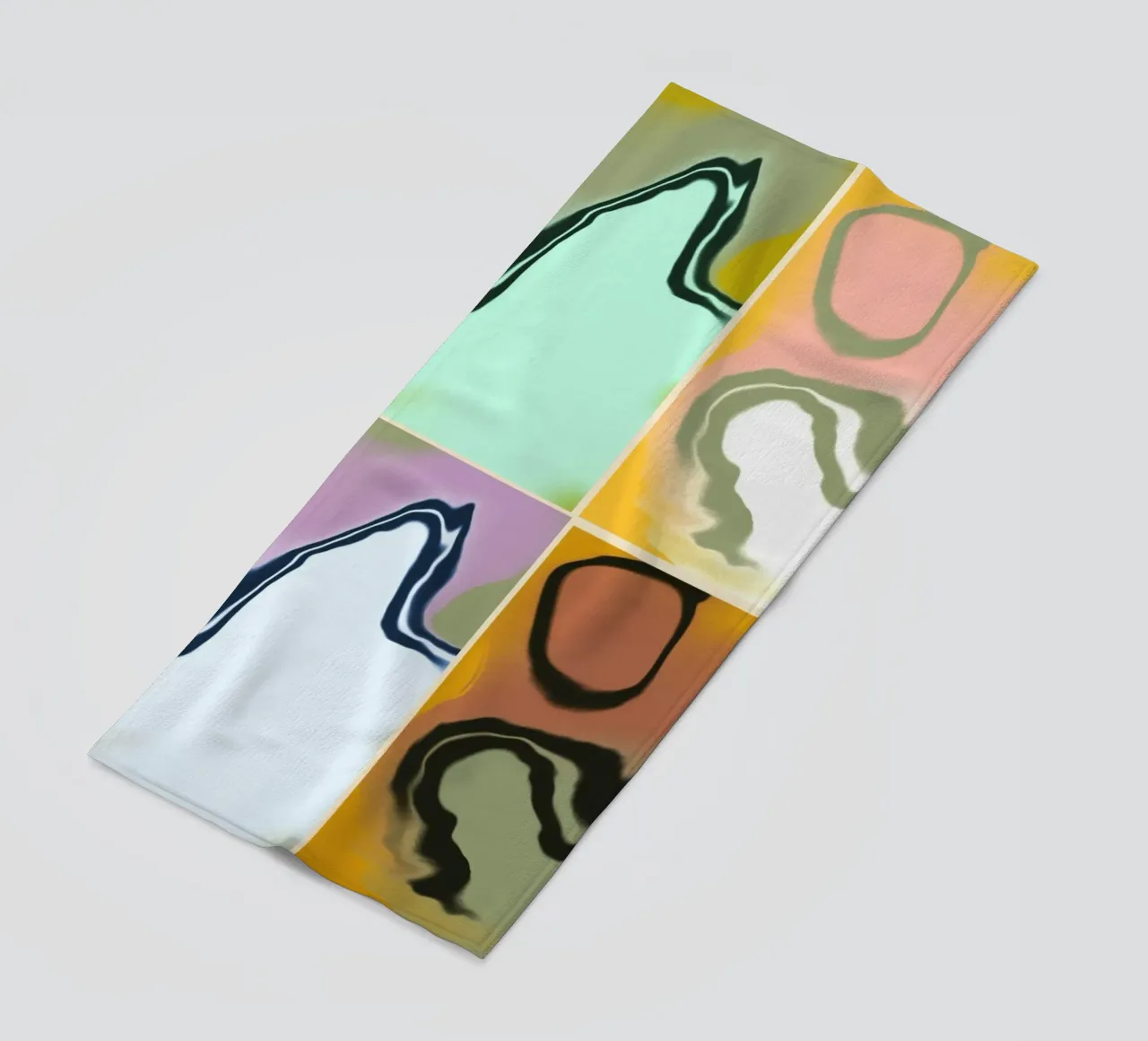Treble pairing 04 beach towel by Little Dean