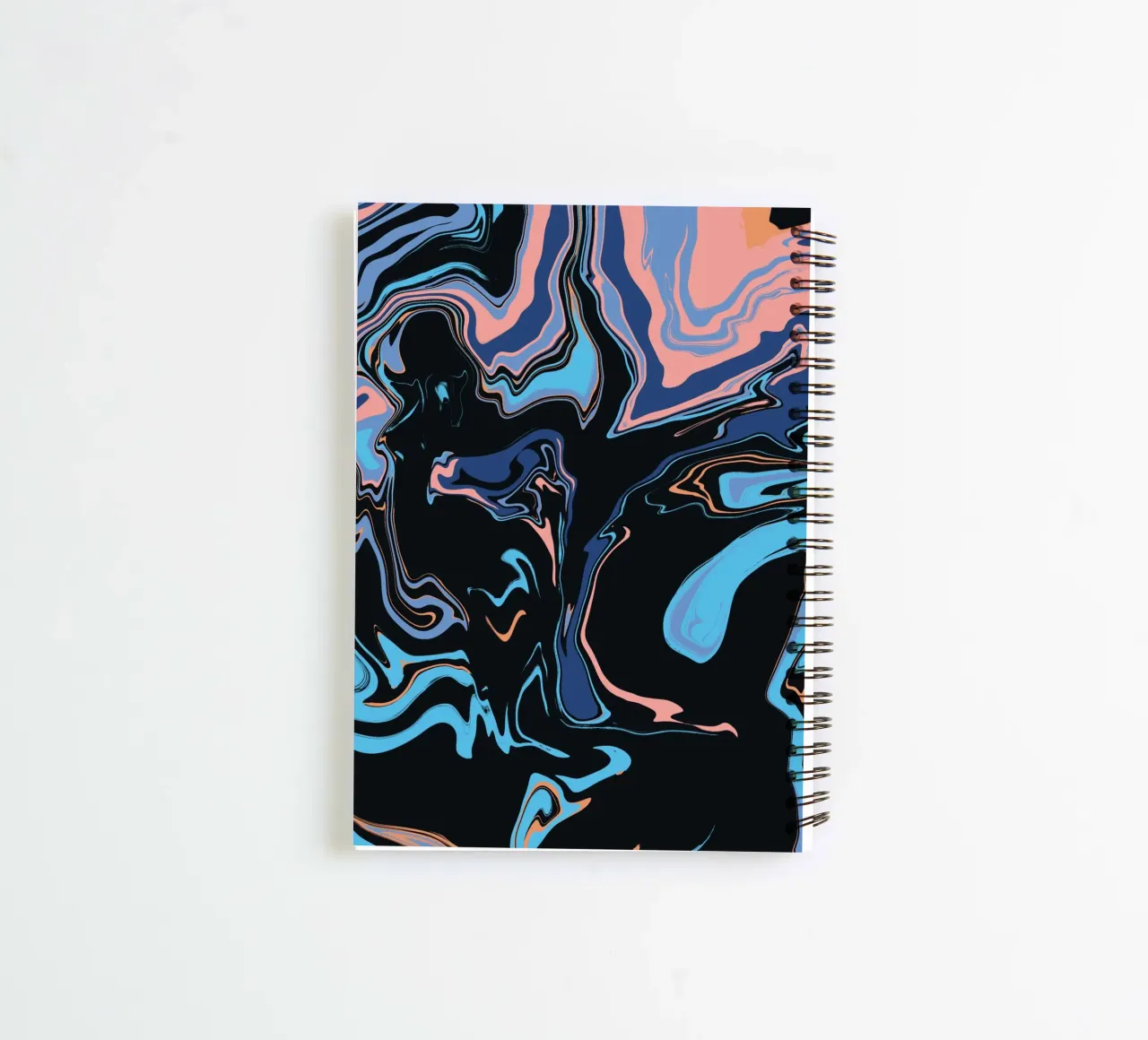 Marble flow 06 spiral notebook by Little Dean
