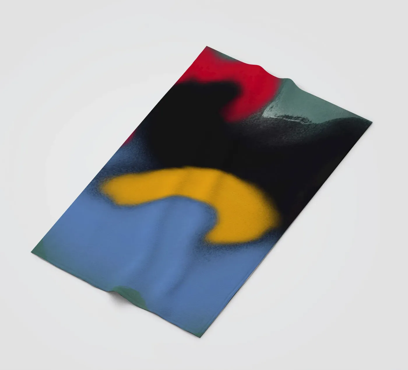 Fluidity 02 fleece blanket by Little Dean