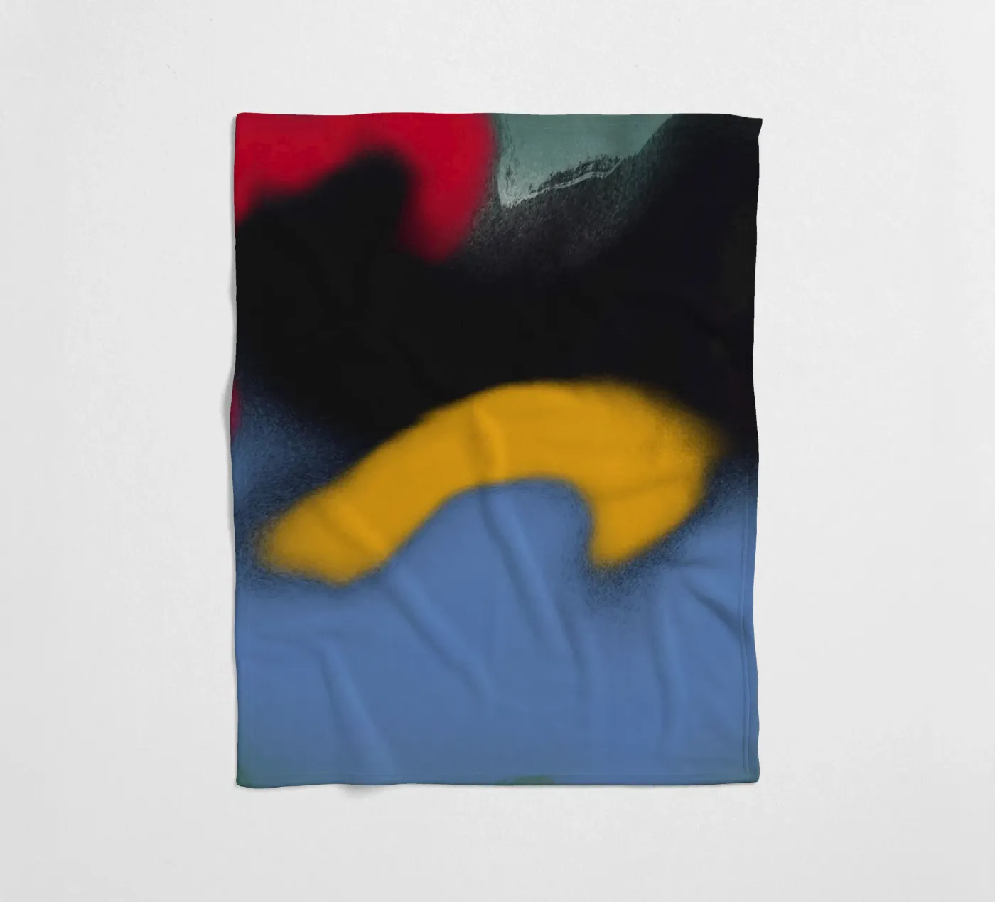 Fluidity 02 fleece blanket by Little Dean