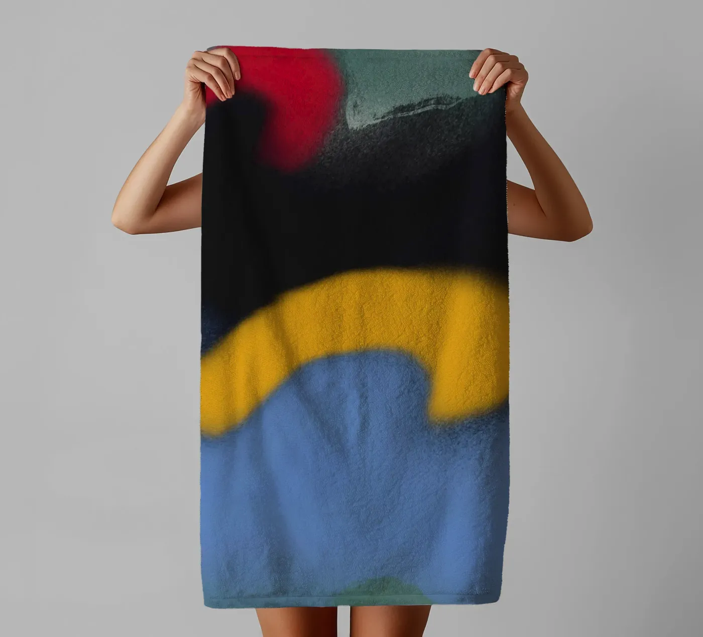 Fluidity 02 towel by Little Dean