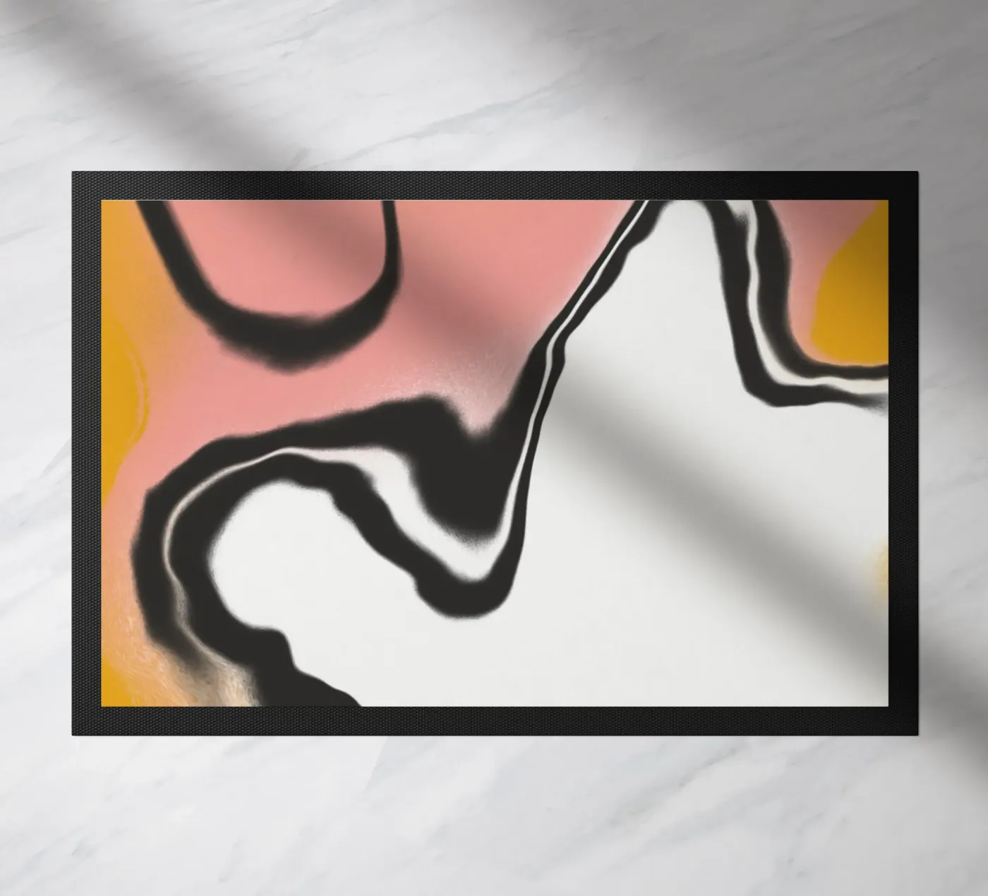 Fluidity 03 doormat by Little Dean