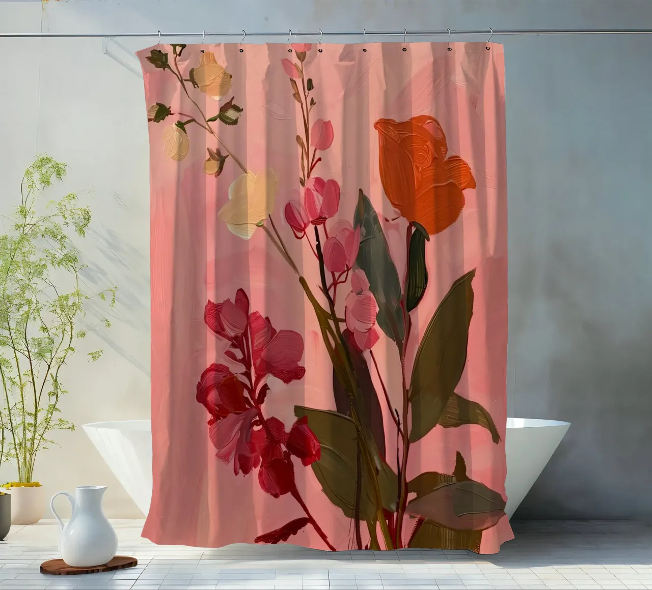 Morbidi fiori del mattino tenda da doccia da DaarbyN