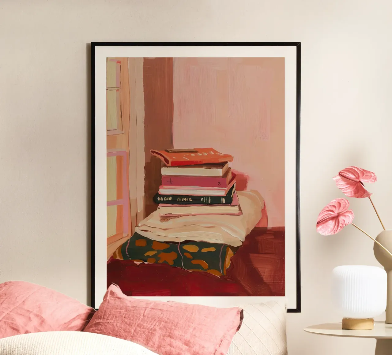 Dove riposano i libri poster con telaio in plastica da DaarbyN