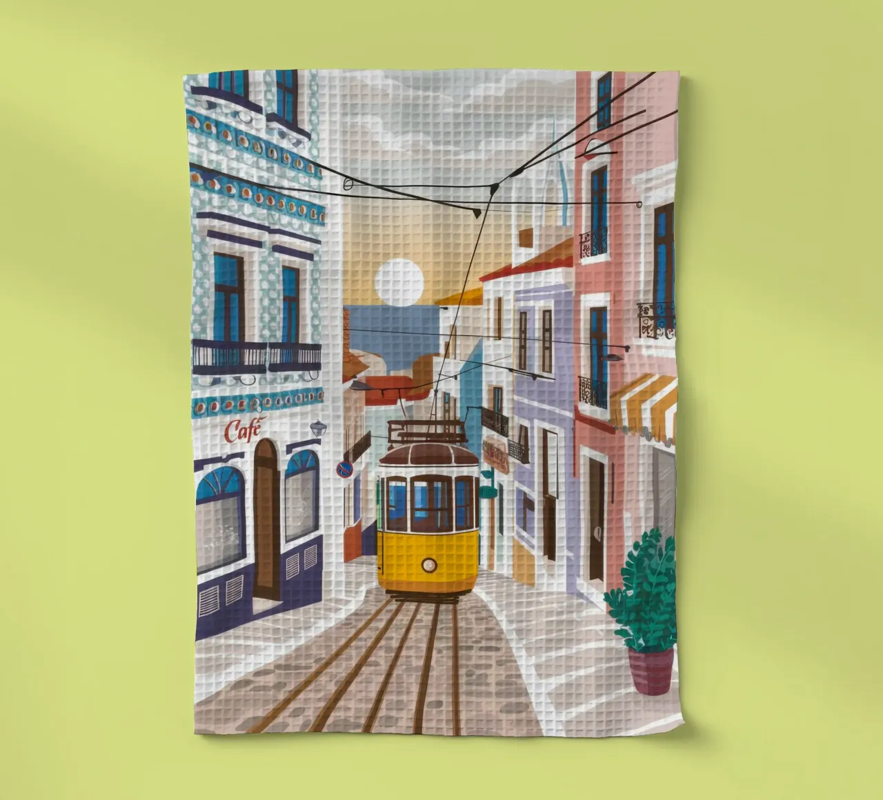 Viaggio in tram a Lisbona canovaccio da cucina da Obs Canvas