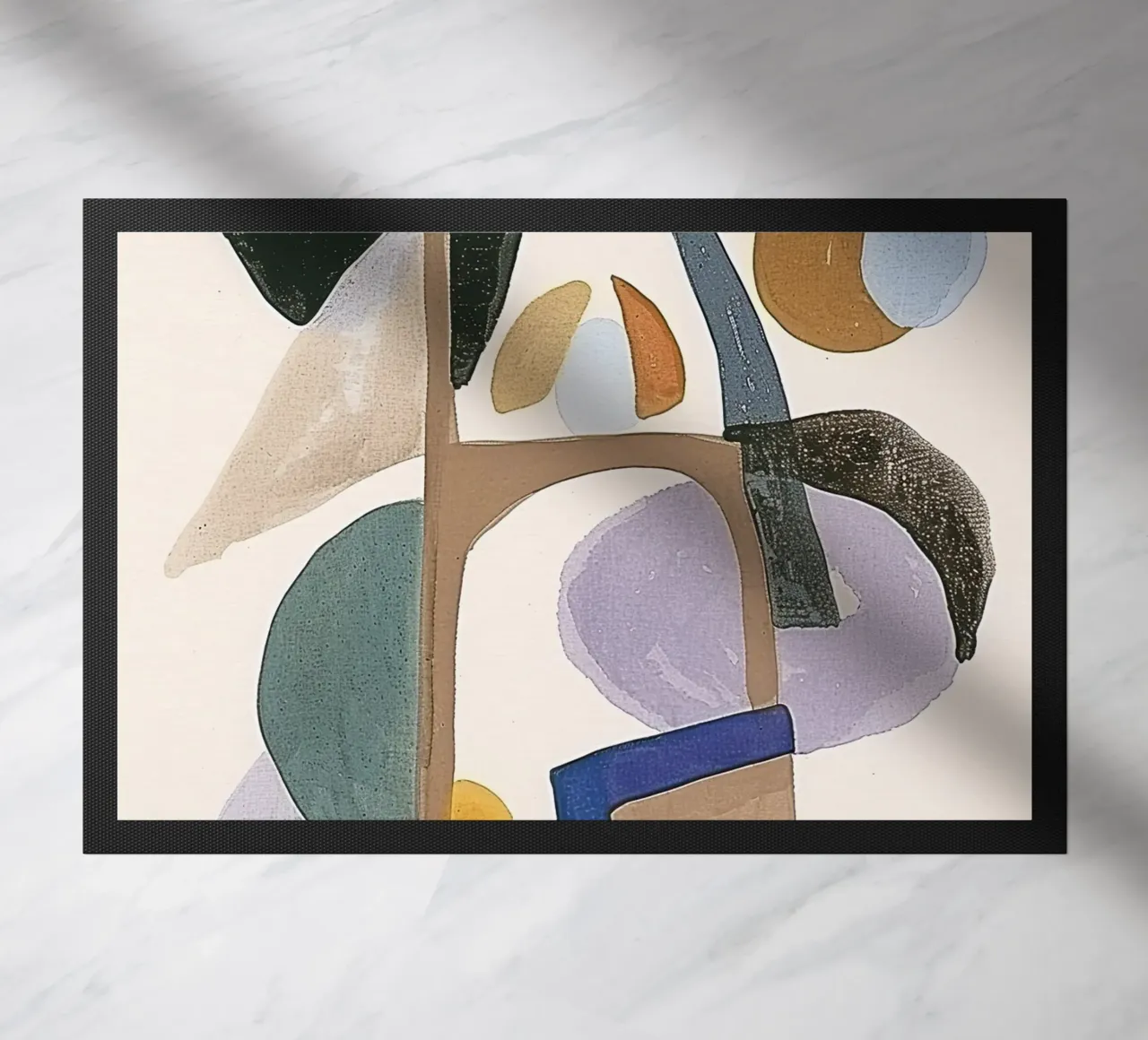 Silent Structure doormat by DaarbyN