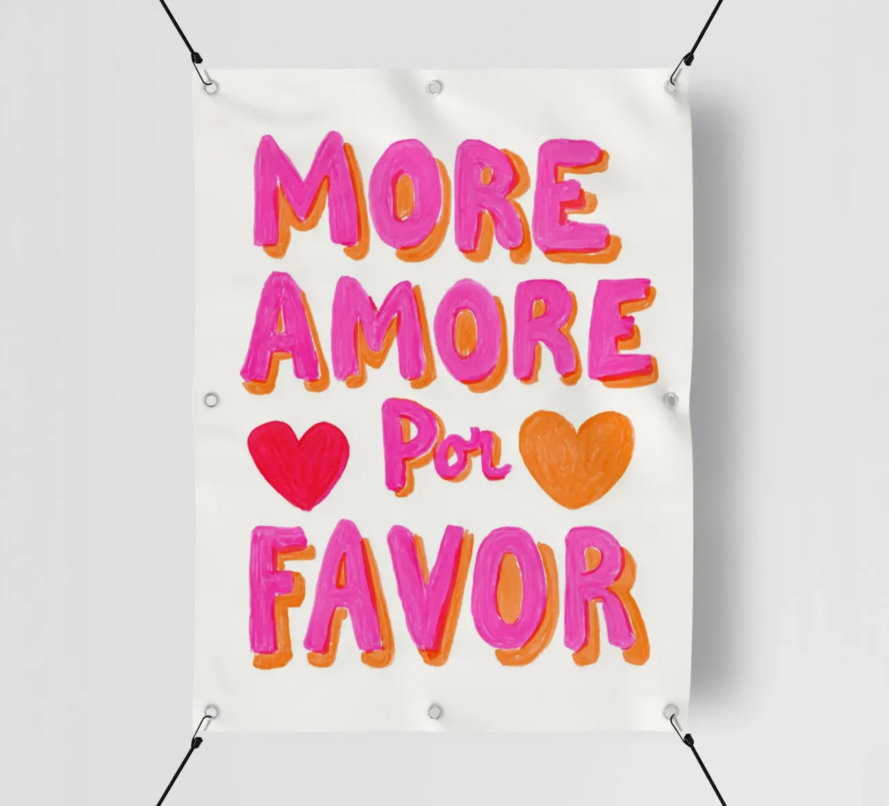 Più Amore Pinki-Pop telo in pvc da Carinaprint