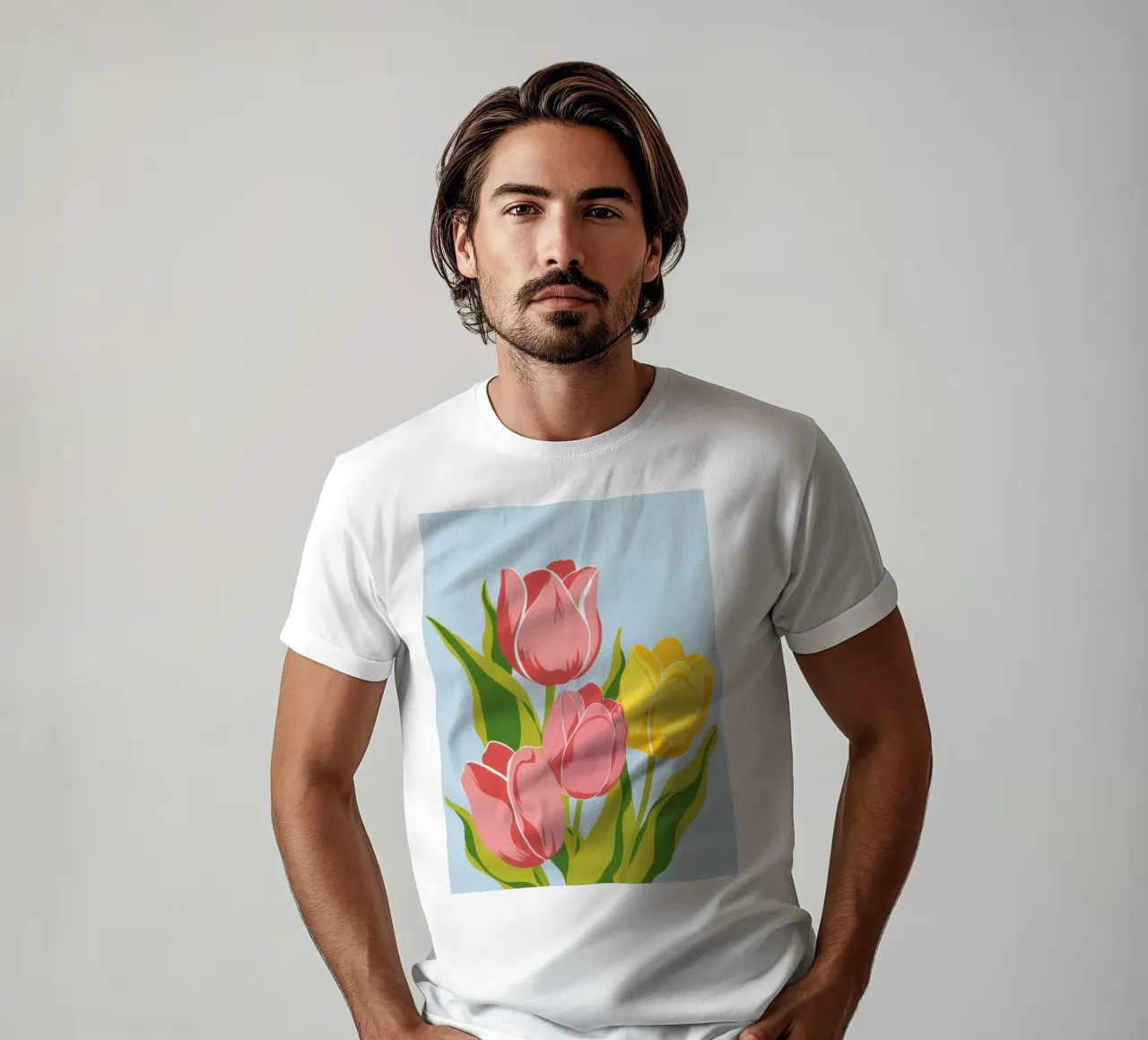 Semplice grazia dei tulipani t-shirt da Thistle Bloom