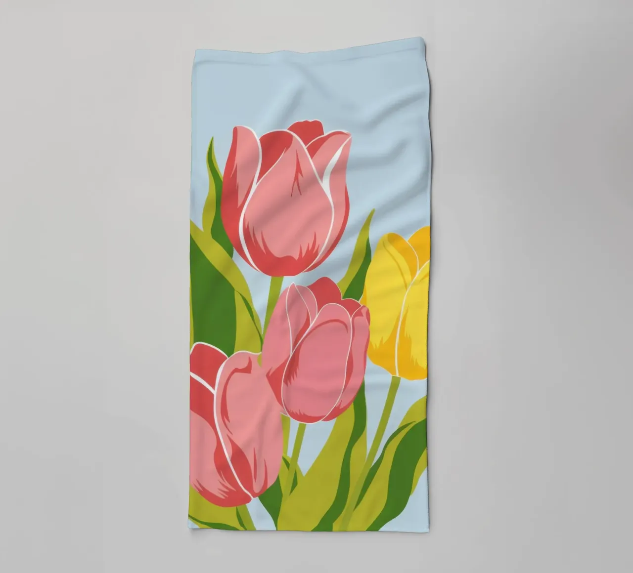 Semplice grazia dei tulipani asciugamano da bagno da Thistle Bloom