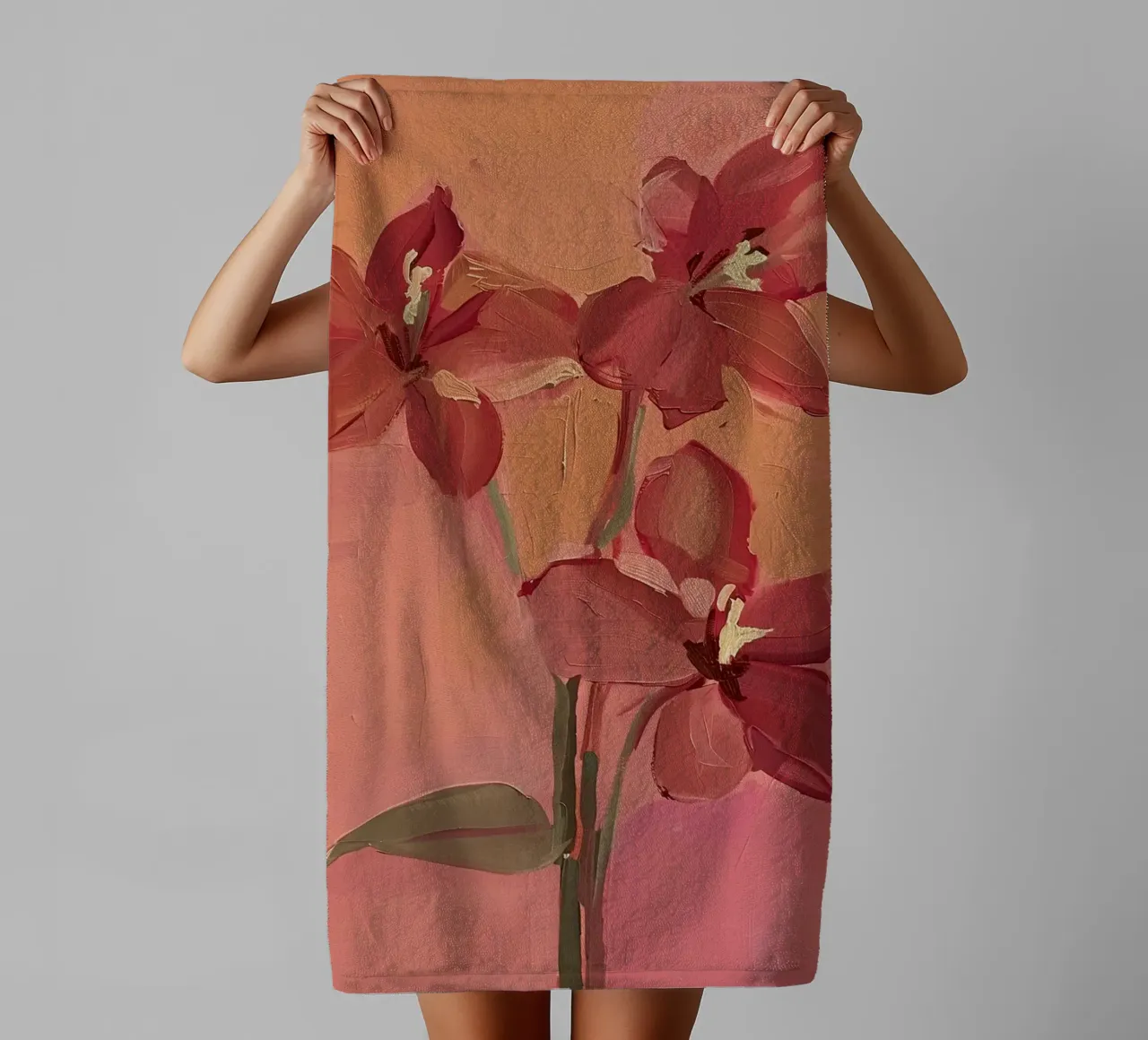 And the Flowers Stayed towel by DaarbyN