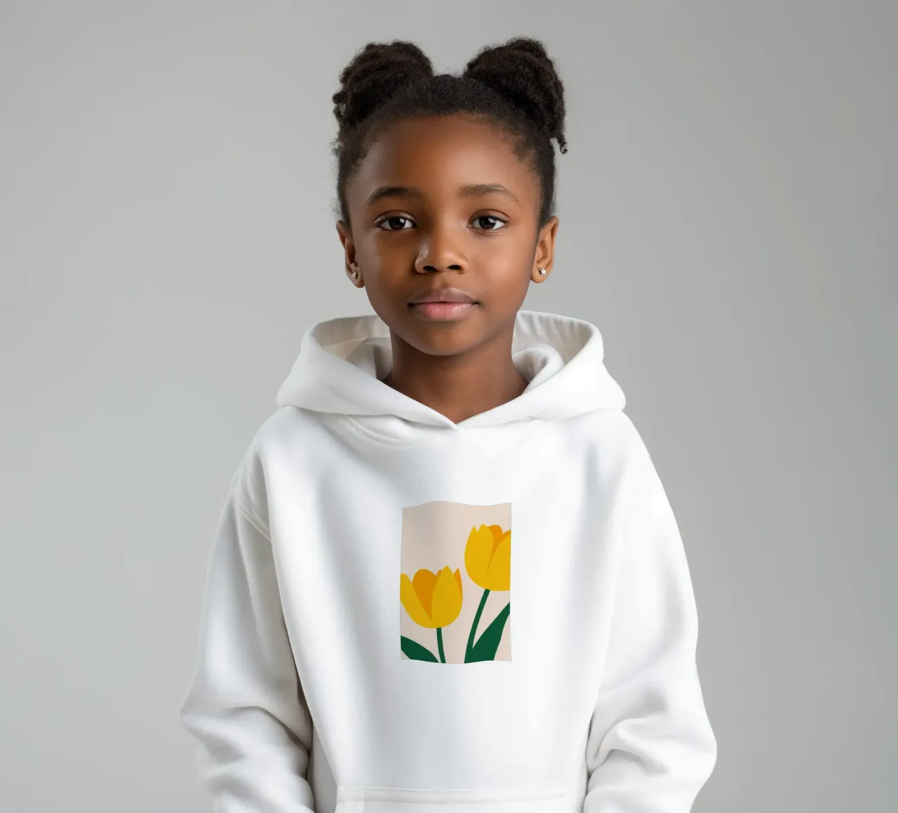 Simple Tulip Duo sudadera con capucha para niño de Obs Canvas
