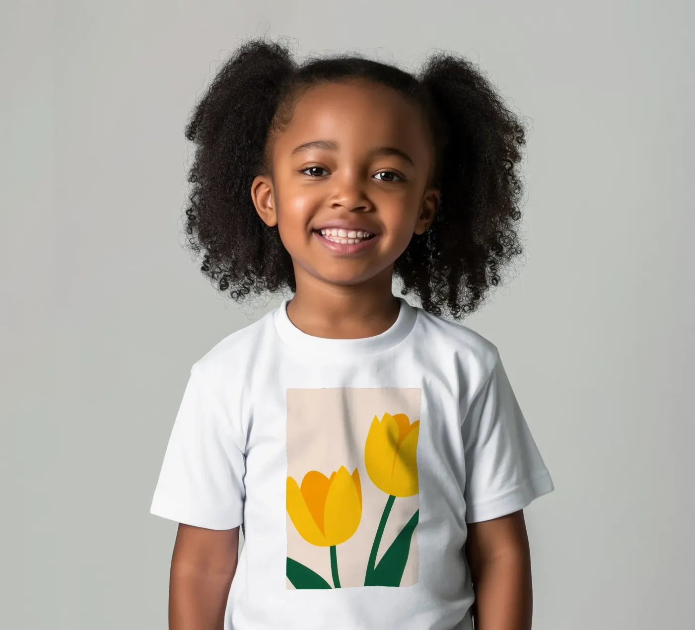 Tulp Duo kinder t-shirt van Obs Canvas