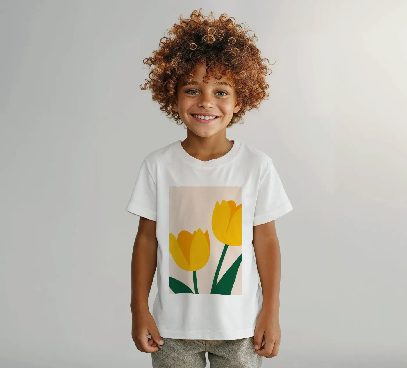 Tulp Duo kinder t-shirt van Obs Canvas