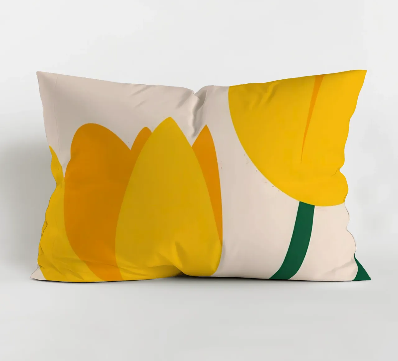 Duo di tulipani semplici cuscino da Obs Canvas