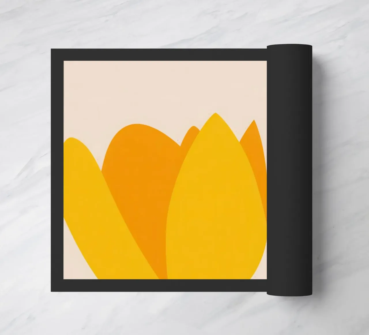 Tulp Duo deurmat van Obs Canvas