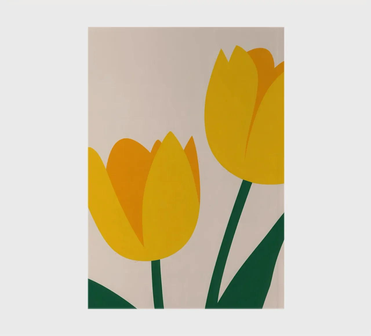 Simple Tulip Duo notebook by Obs Canvas