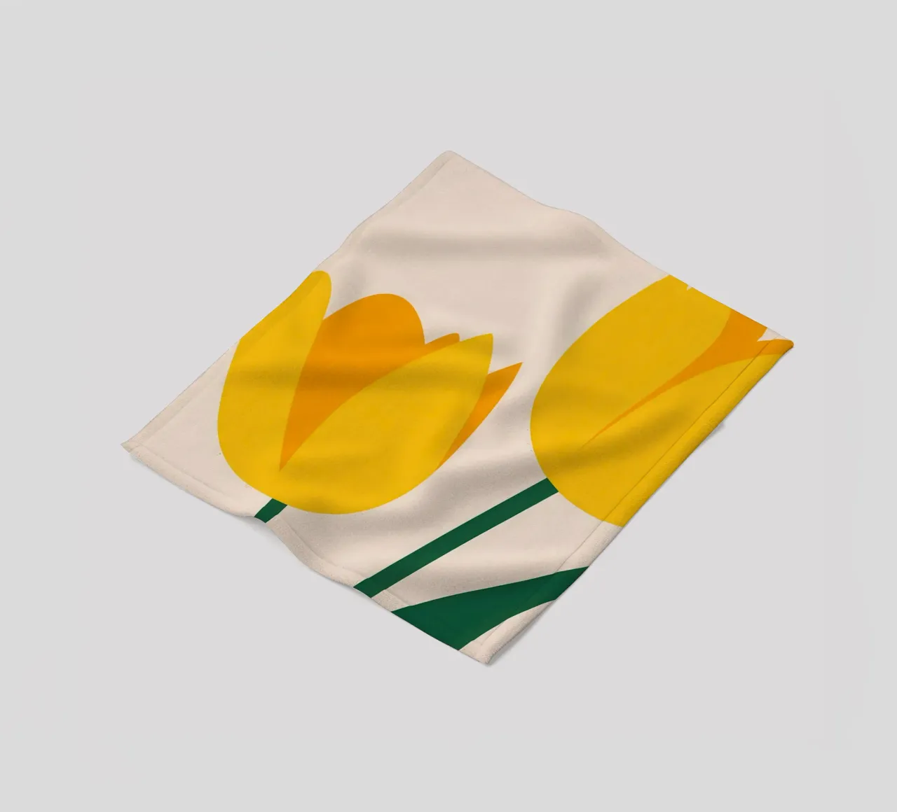 Einfach Tulip Duo Fleecedecke von Obs Canvas