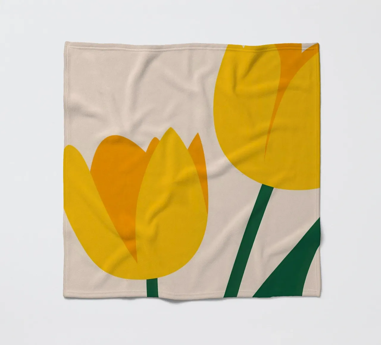 Einfach Tulip Duo Fleecedecke von Obs Canvas