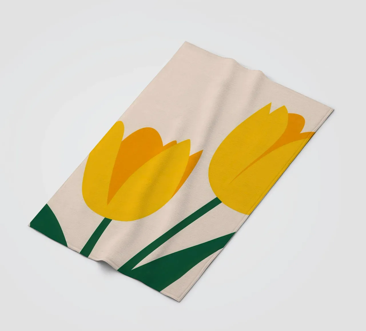 Einfach Tulip Duo Fleecedecke von Obs Canvas