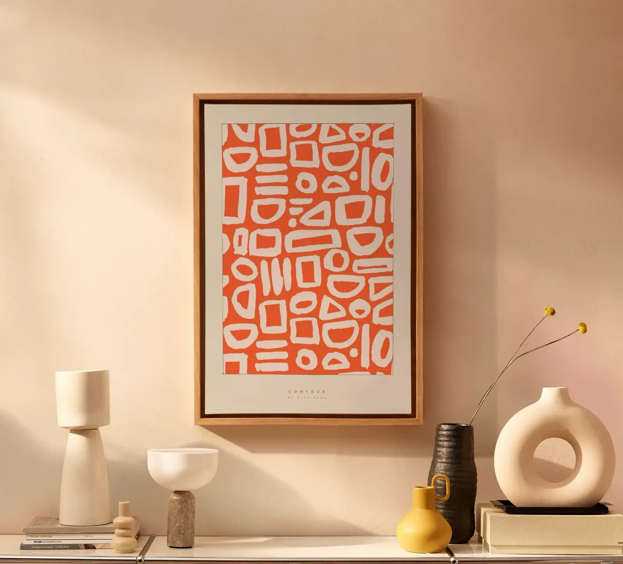 Àlex Roda - Contour canvas by The Artcircle