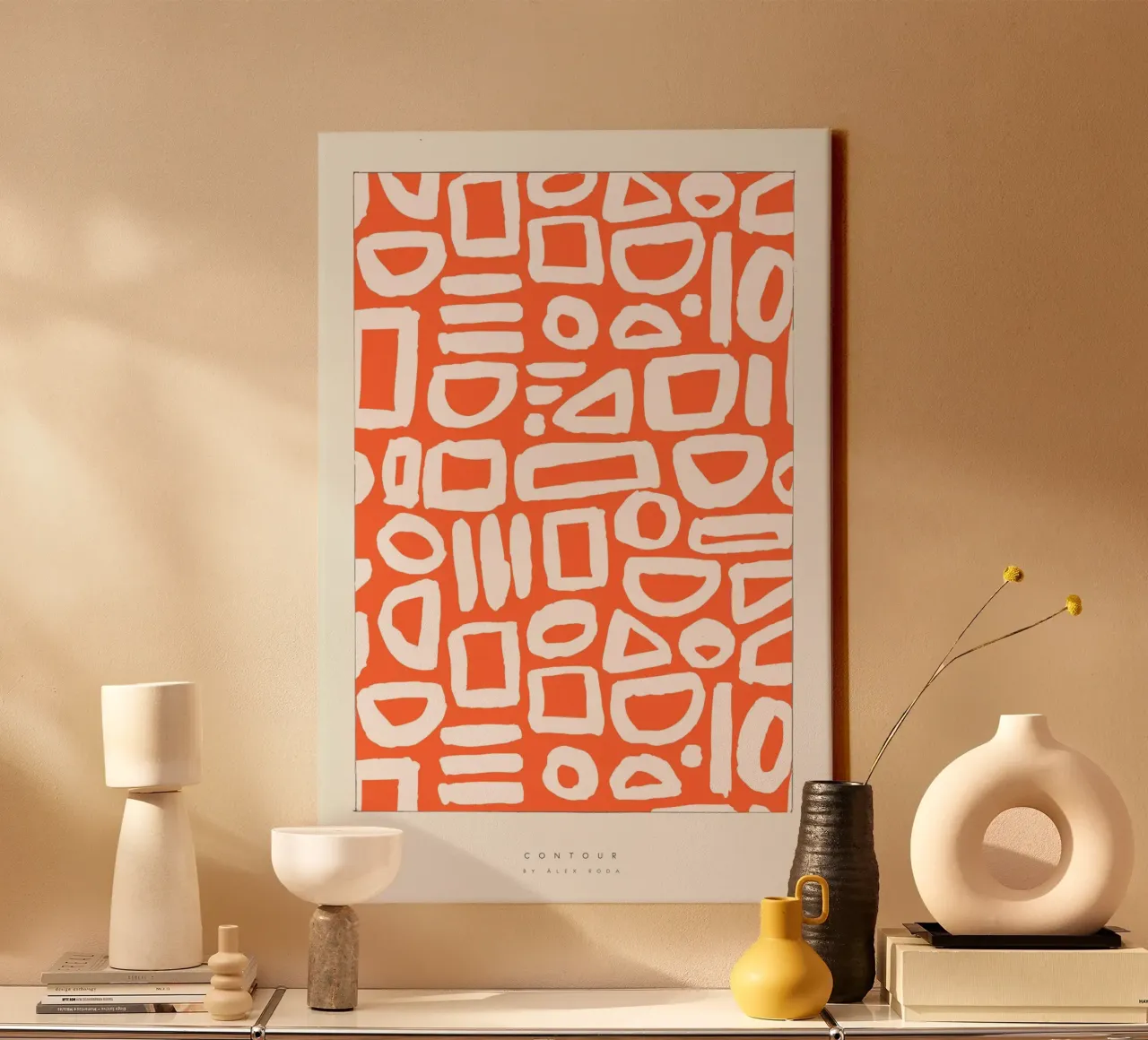 Àlex Roda - Contour canvas by The Artcircle