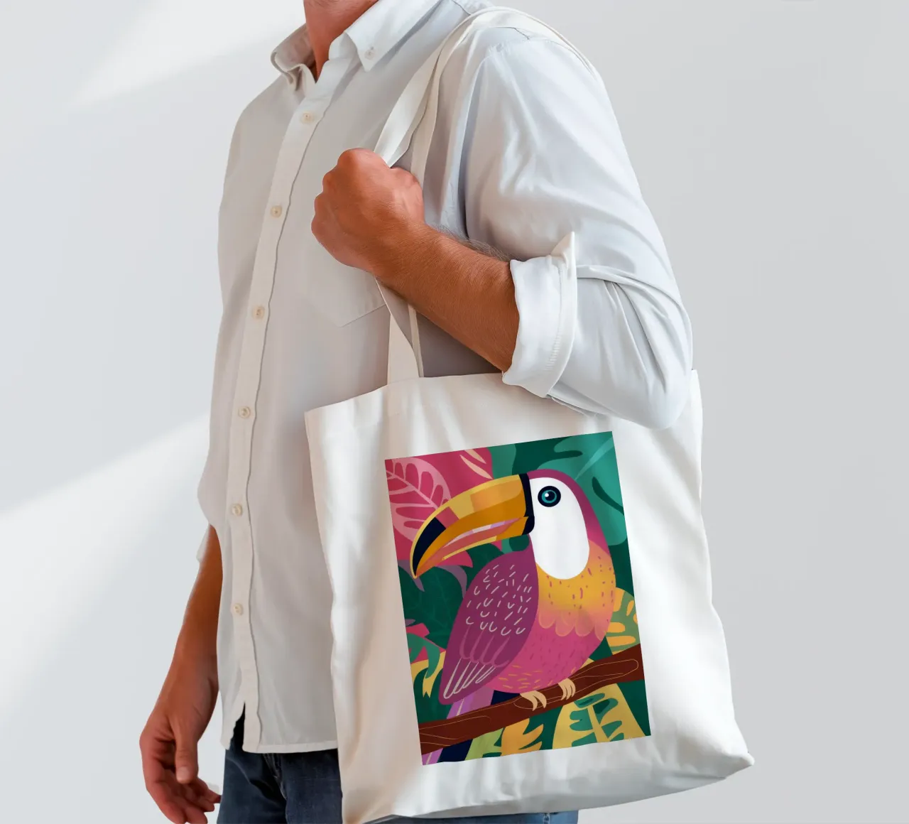 Tucano dai toni gioiello borsa in juta da Thistle Bloom