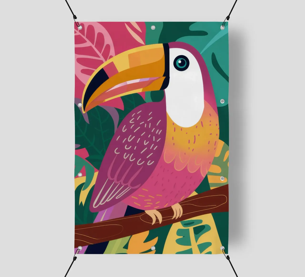 Tucano dai toni gioiello telo in pvc da Thistle Bloom