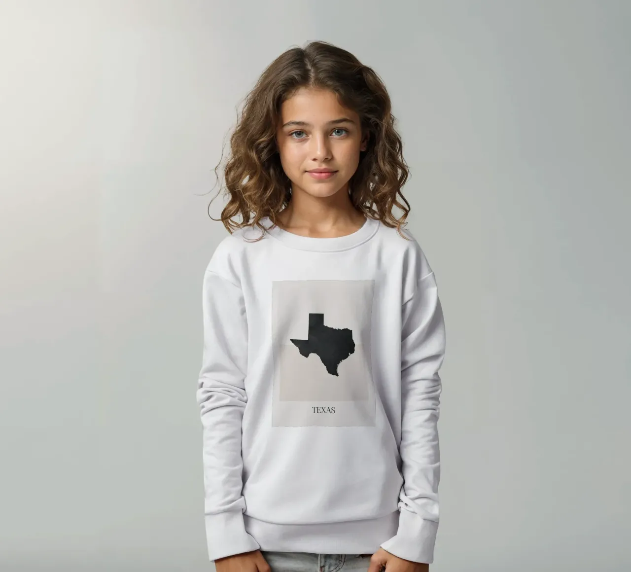Mappa del Texas felpa bambino da eugene shop