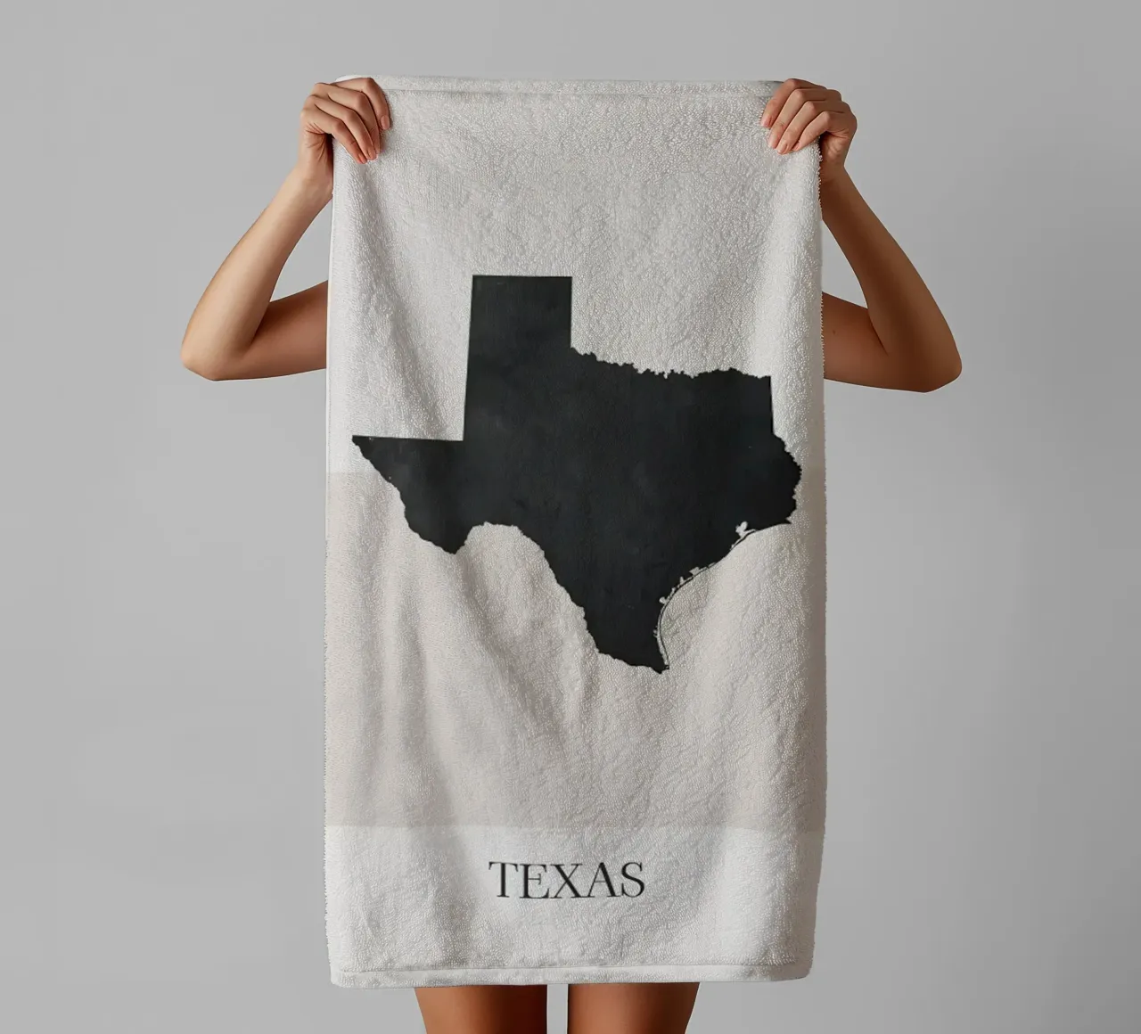 Texas Map towel by eugene shop