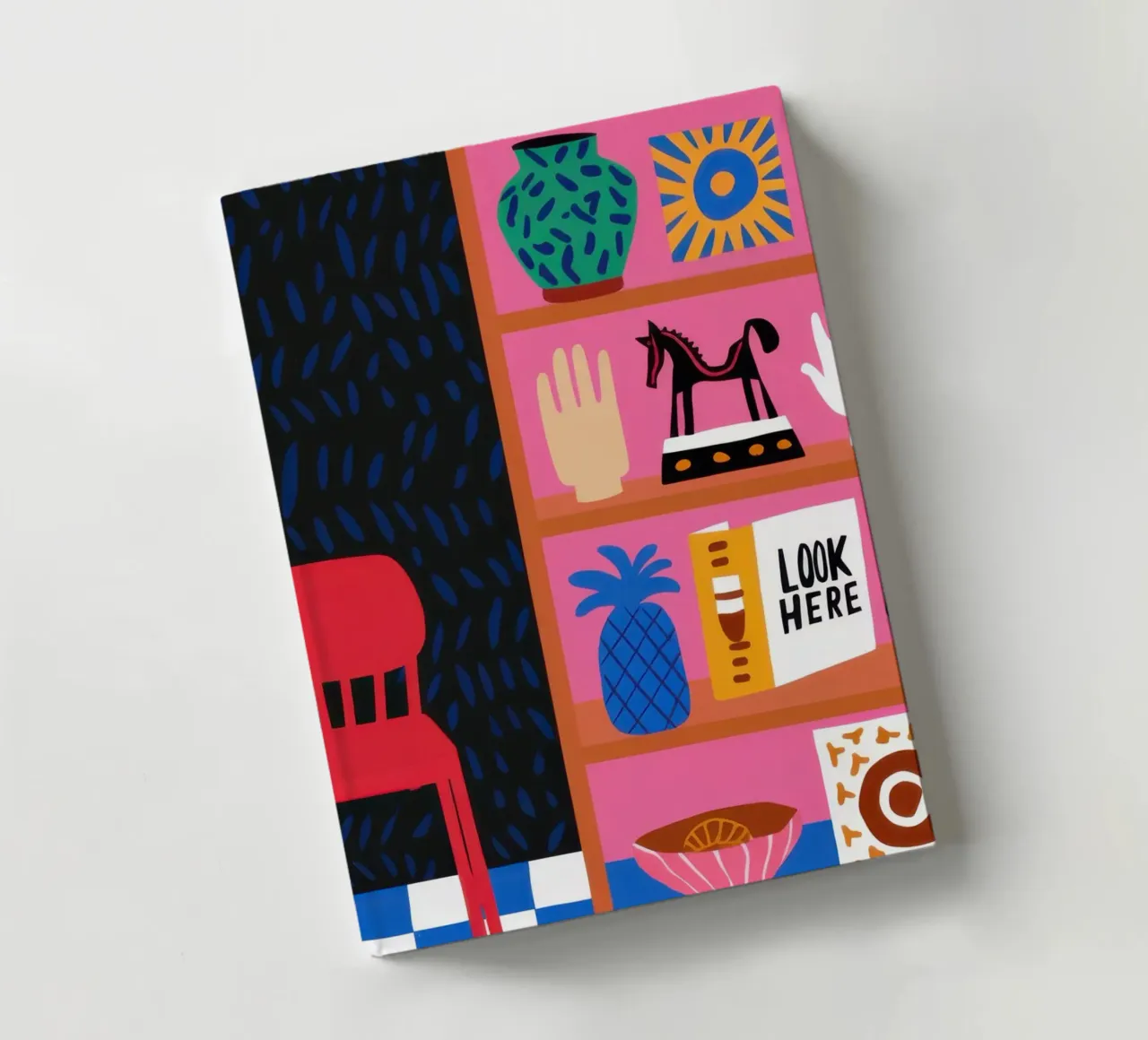 Eclectic Shelf of Curiosities notebook by Thistle Bloom