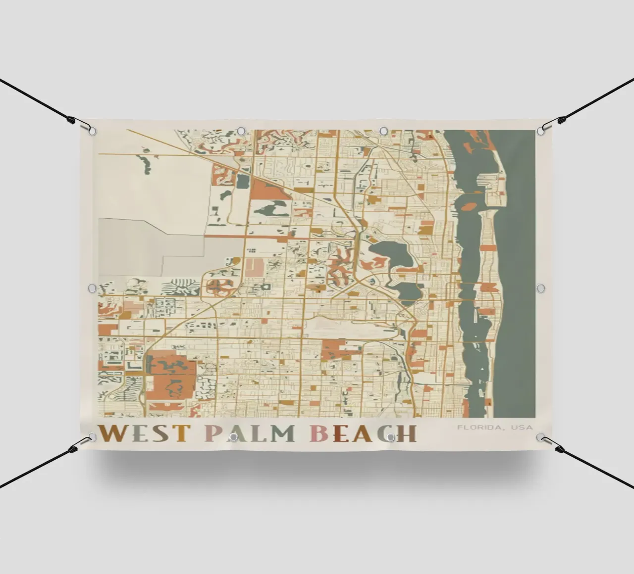 West Palm Beach telo in pvc da eugene shop