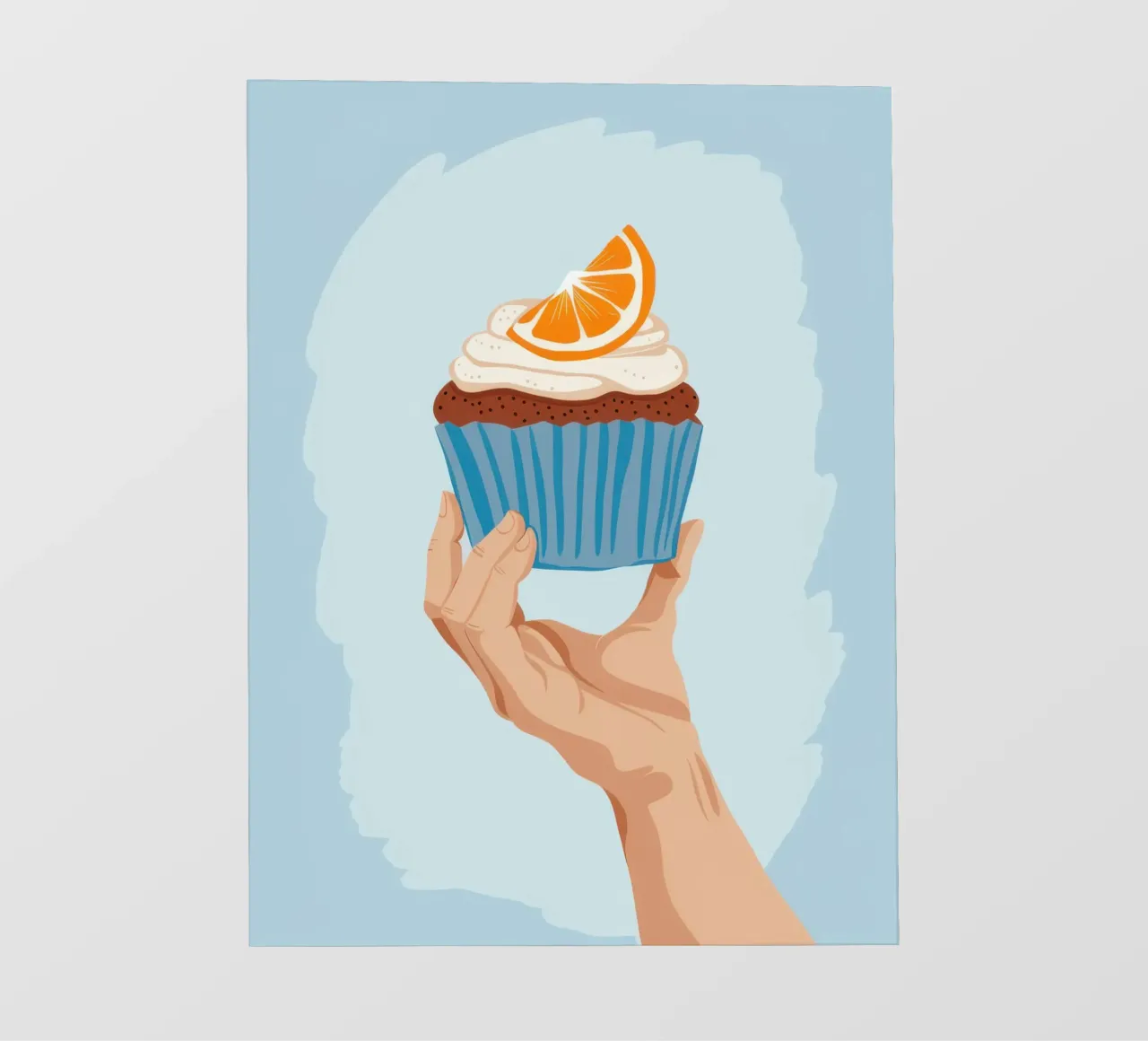 Cupcake portatile agli agrumi telo in pvc da Thistle Bloom