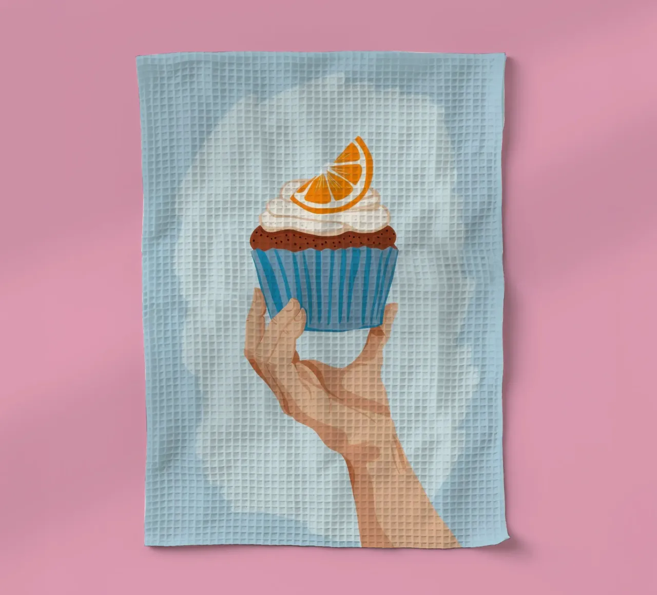 Cupcake portatile agli agrumi canovaccio da cucina da Thistle Bloom