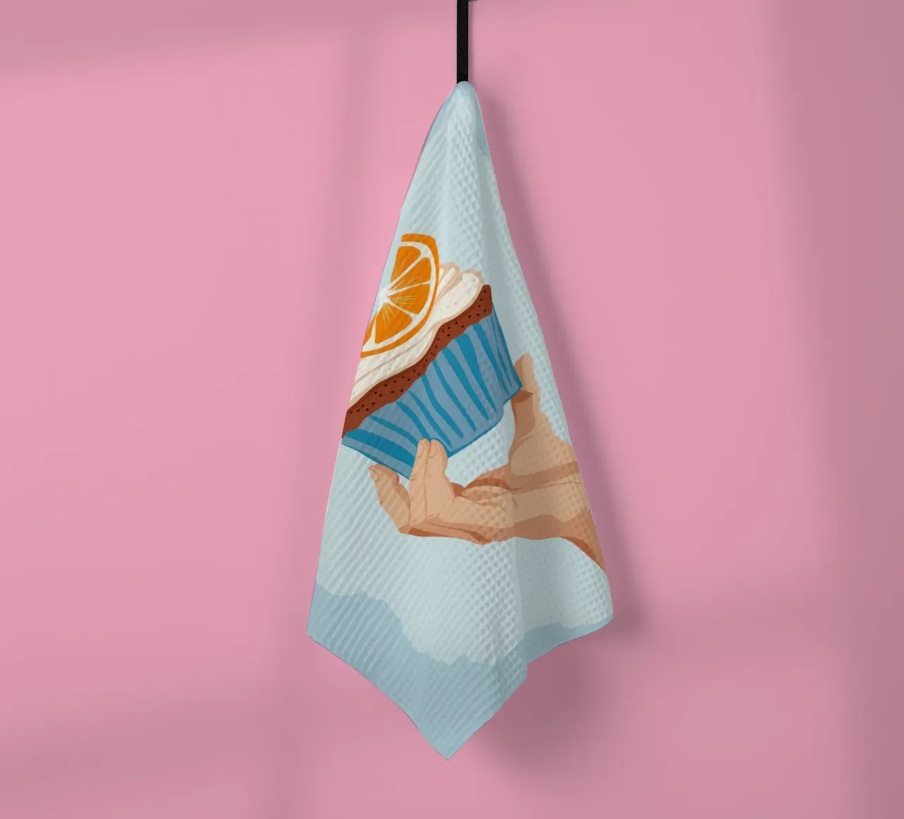 Cupcake portatile agli agrumi canovaccio da cucina da Thistle Bloom