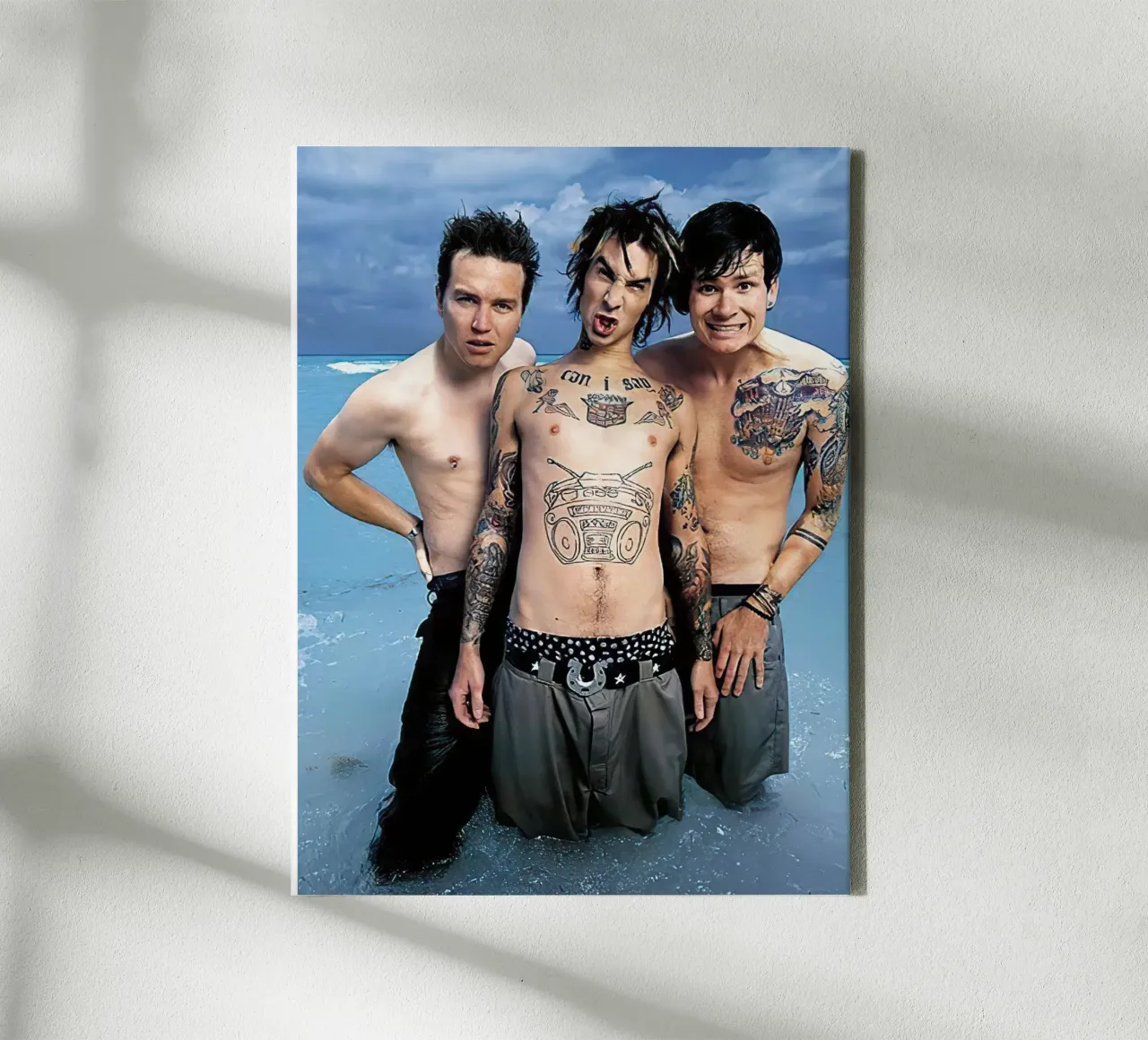 Blink 182 tela con Cornice a cassetta da Musadad Shop