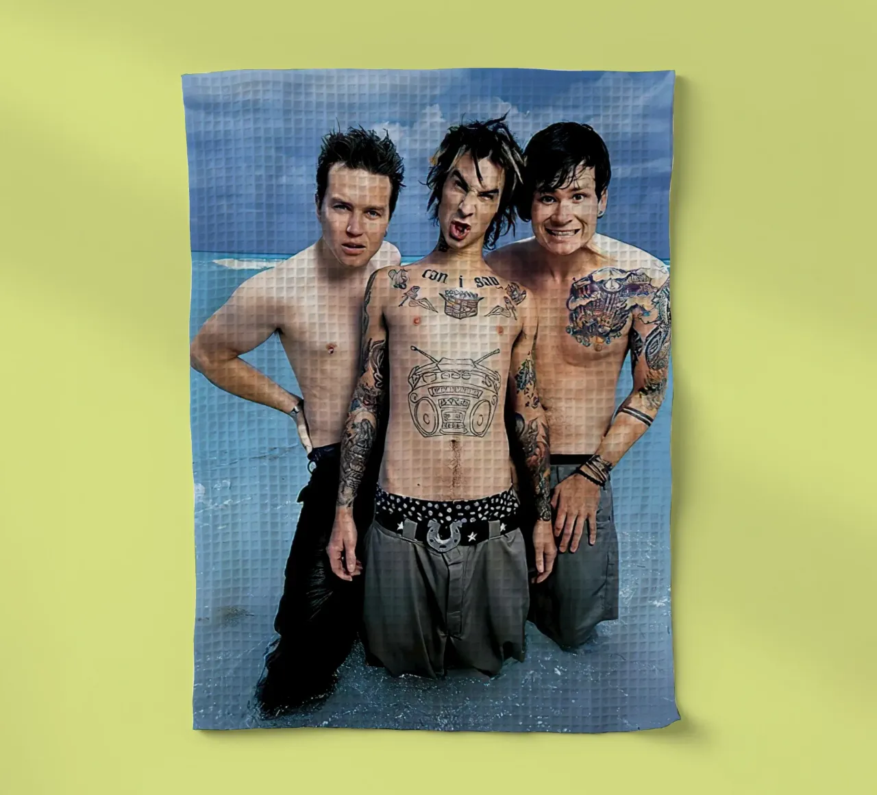 Blink 182 canovaccio da cucina da Musadad Shop