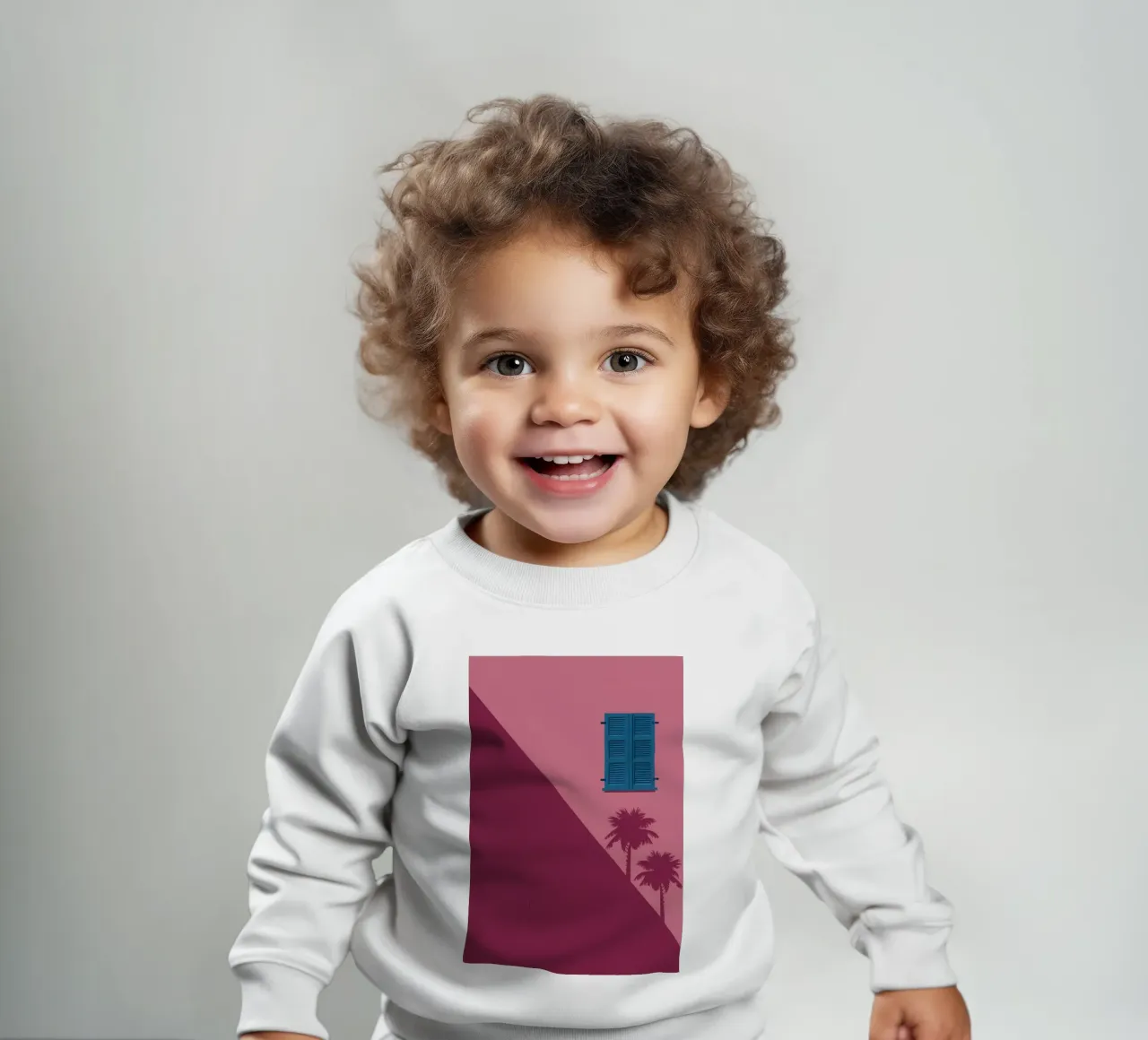 Parete rosa Serenity felpa neonato da Obs Canvas