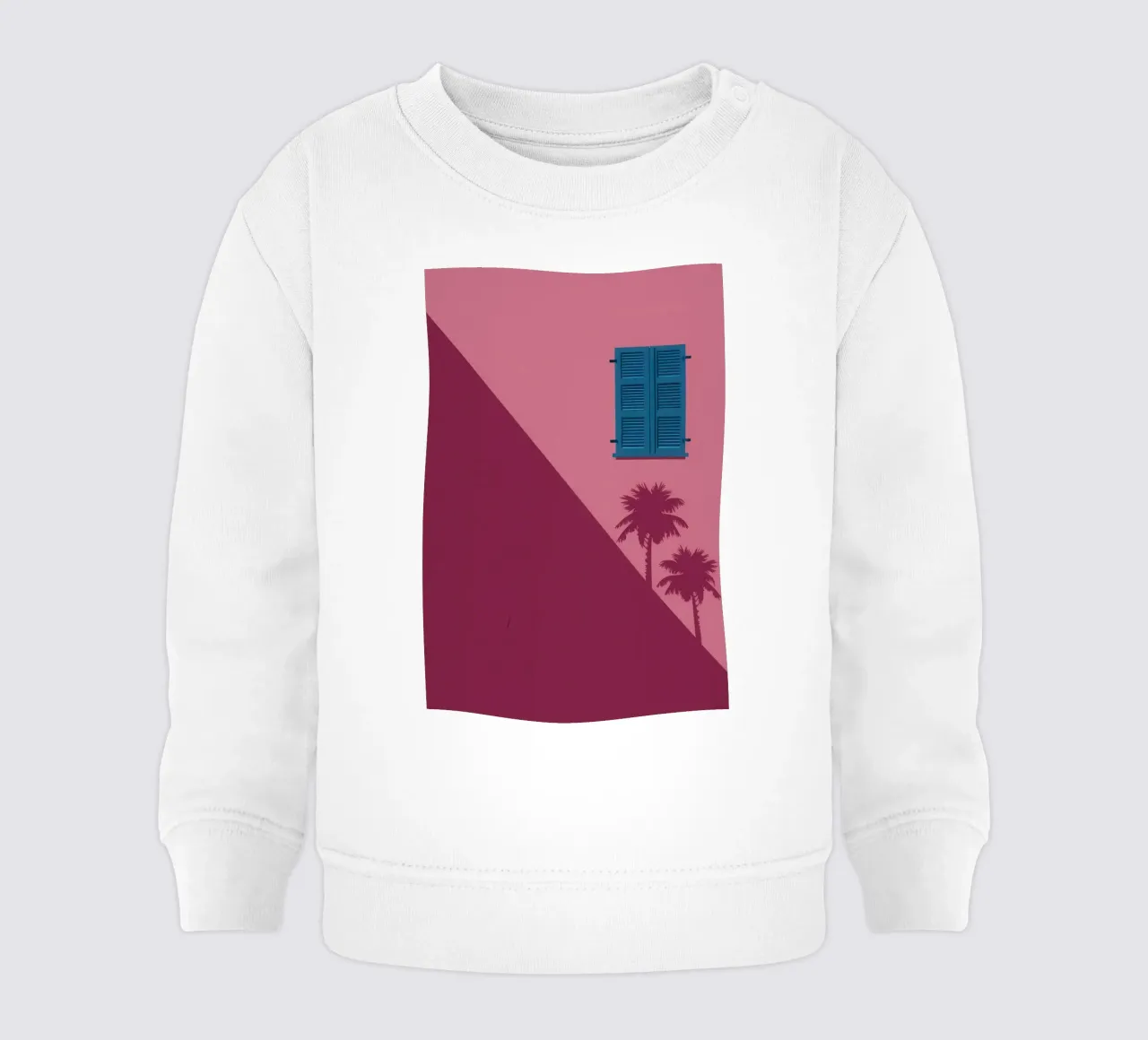 Parete rosa Serenity felpa neonato da Obs Canvas