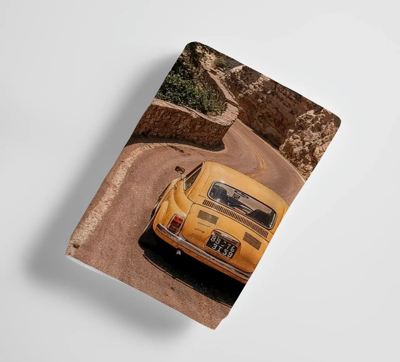 Amalfi Coast road trip - poster with vintage car towel by BLICKPUNKT