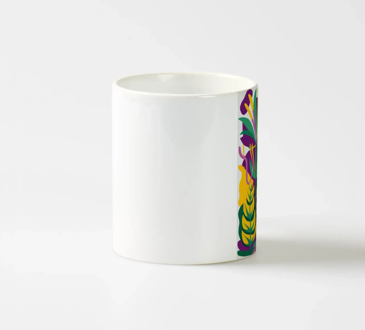 Sogno di tulipani della giungla tazza in ceramica da Obs Canvas