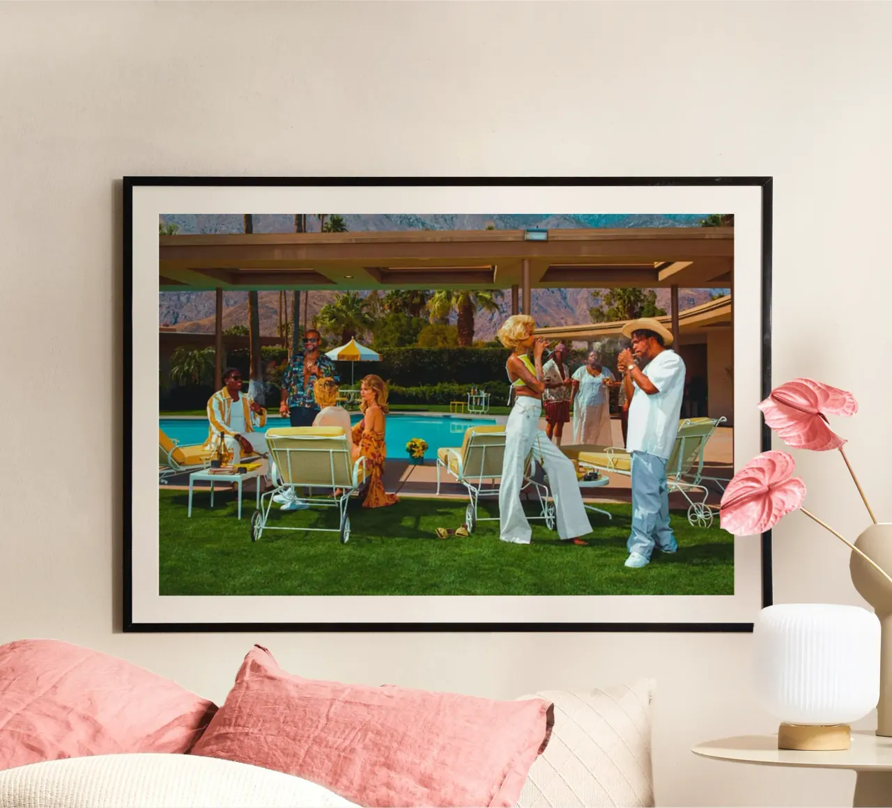 Slim Aarons - Partito carta hahnemühle da The Poster UK
