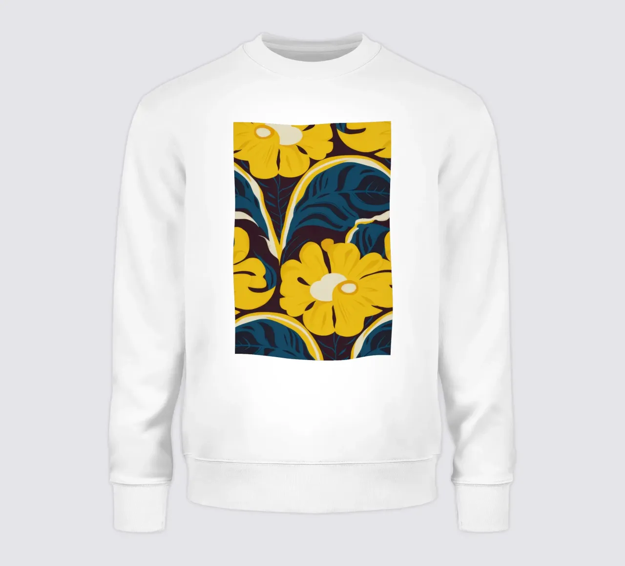Modello Golden Bloom felpa da Thistle Bloom