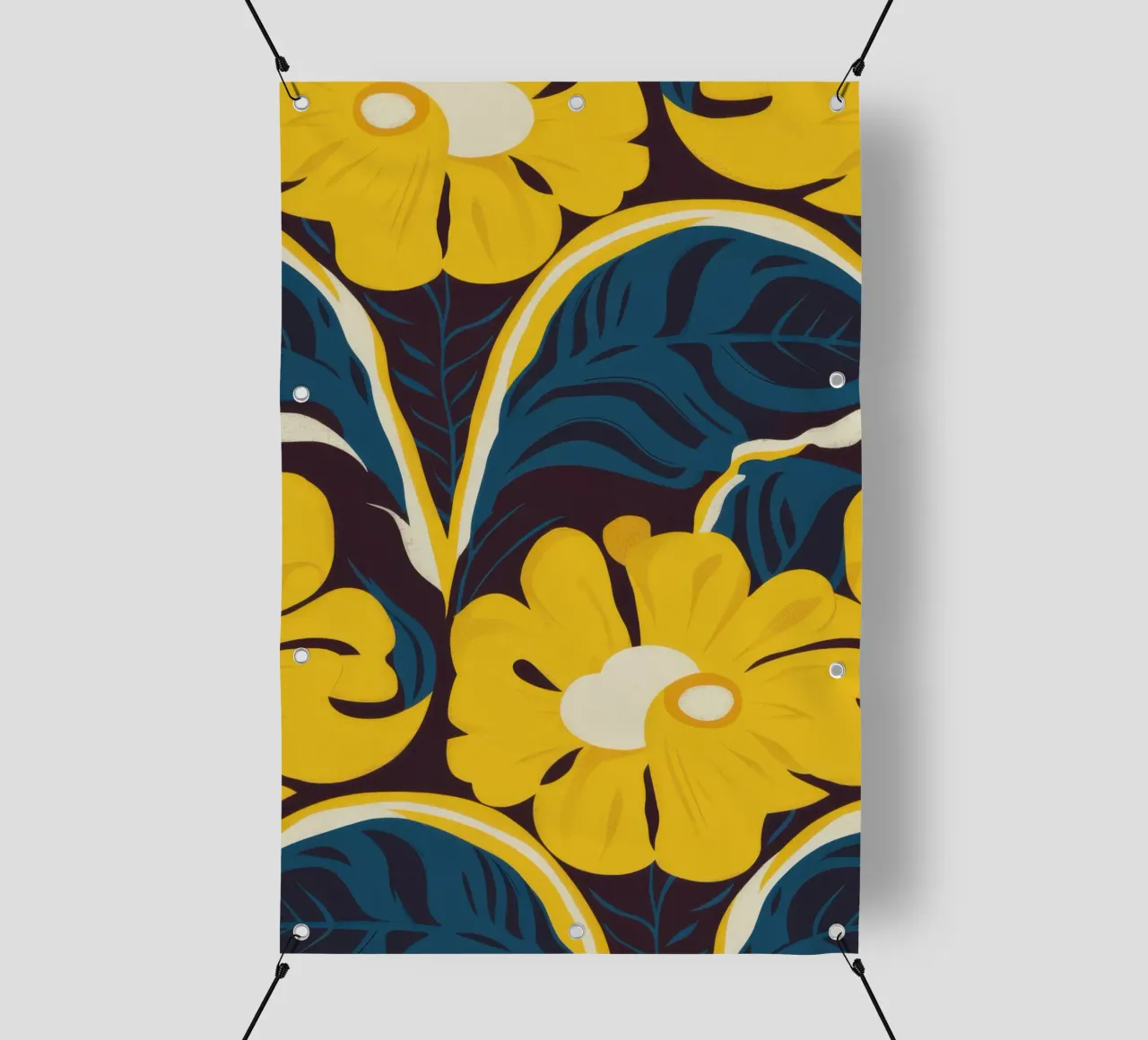 Modello Golden Bloom telo in pvc da Thistle Bloom